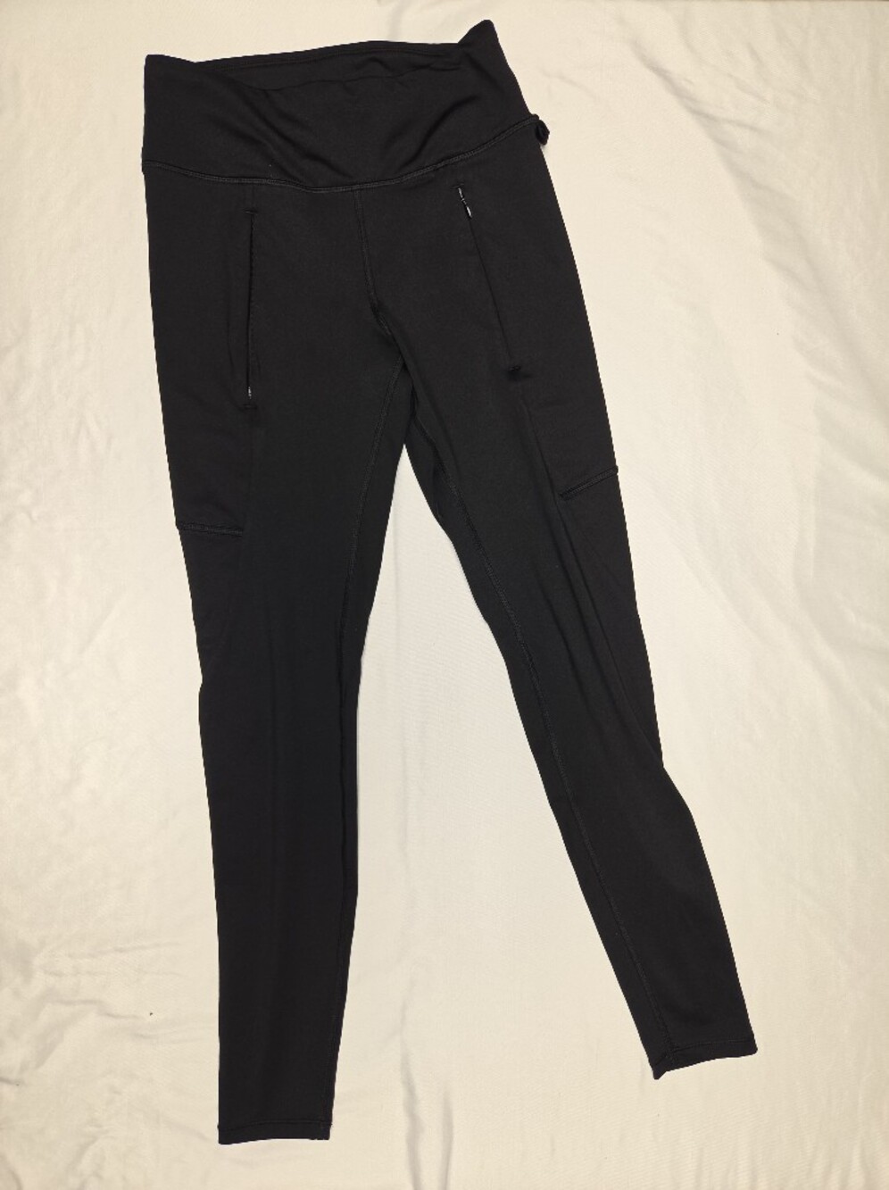 Express Black High Waisted Athletic Leggings with Zipper Pockets Size S